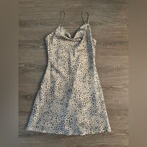 Abercrombie and Fitch leopard slip dress size small NWT
